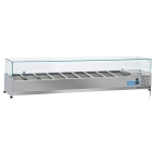 Saladette à Poser Pour Pizza - Inox - Bacs GN 1/4 - Combisteel 1500 mm 6 x  GN 1/4 - Cdiscount Electroménager