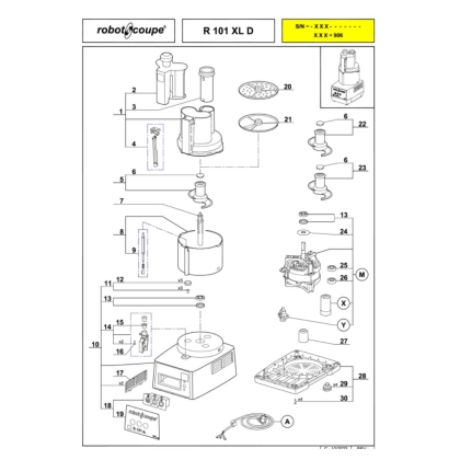 Ens Cable Alim 2P+T Surm Eu 16A Faston