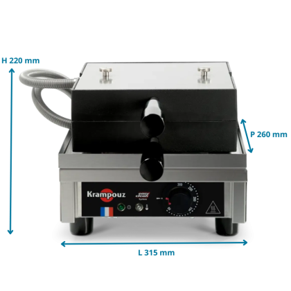 Gaufrier Simple Électrique 4 X 6 Liège