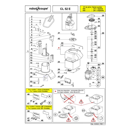 Guide Poussoir Monte Cl52E