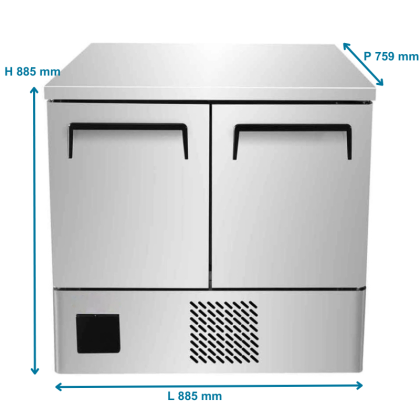 Meuble Compact Tropicalisé 210 L - 2 Portes GN1/1