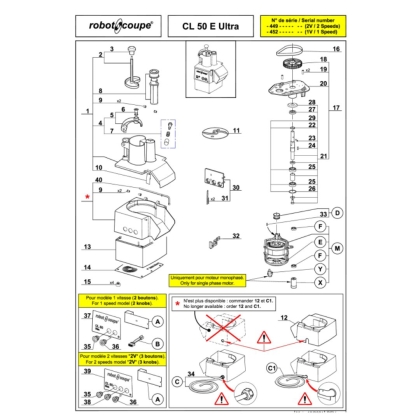 Ens Guide Poussoir Cl50E