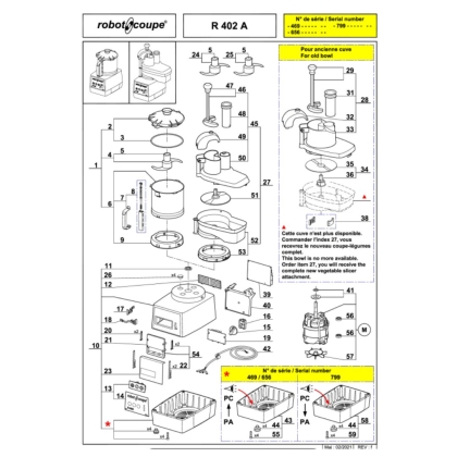 Ens Platine R402/R502/R652 Tri