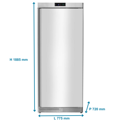 Armoire réfrigérée positive ventilée 600L inox