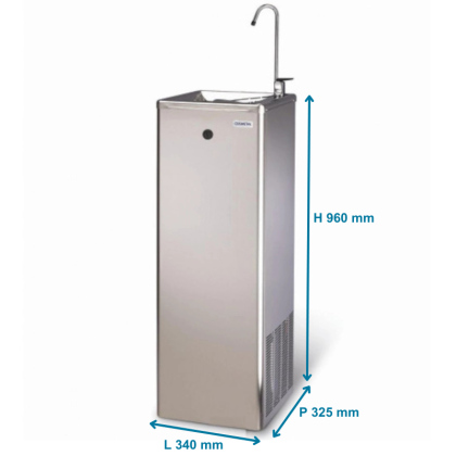 Fontaine à eau froide réseau 30L/h inox