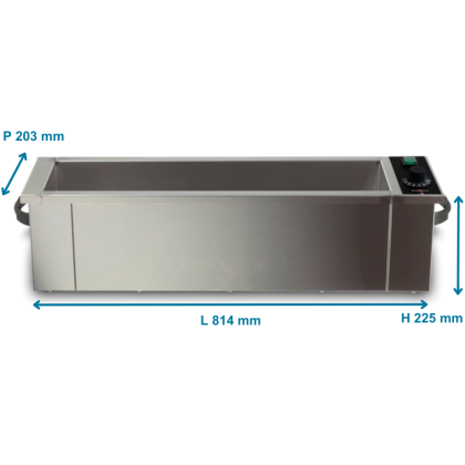 Bain-Marie-Électrique  4 Bacs GN 1/6 