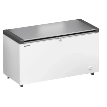 Congélateur coffre - 404 L - Porte inox