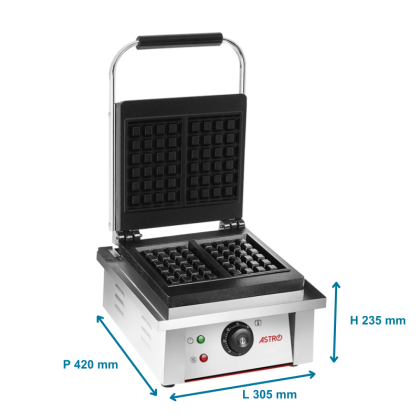 Gaufrier Électrique En Fonte Simple