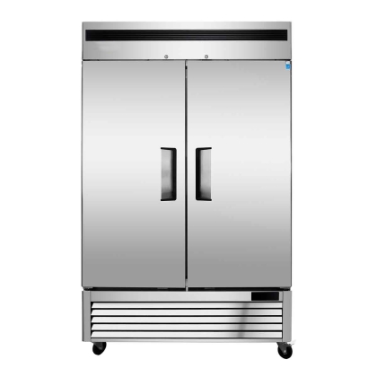 Armoire positive 2 portes en inox, groupe en bas  - 1300L