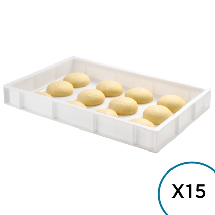 Pack - 15 Bacs à pâtons 600x400 mm, 15L 