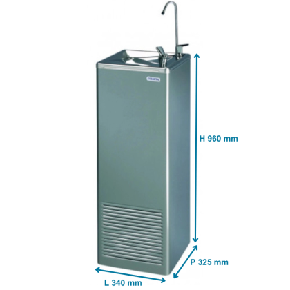 Fontaine à eau froide réseau 20L/h inox