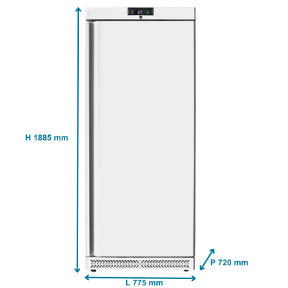 Armoire réfrigérée positive ventilée 600L