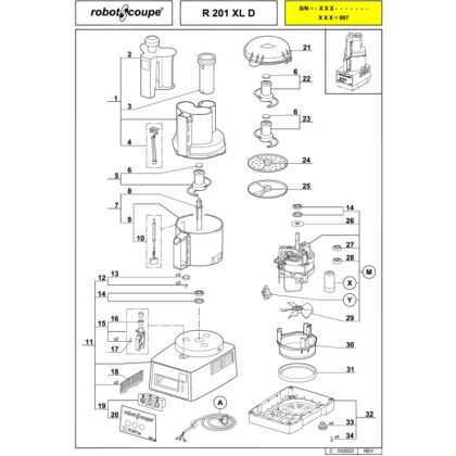 Ens Cable Alim 2P+T Surm Eu 16A Faston