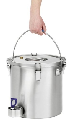 Conteneur isotherme inox avec robinet - 20L