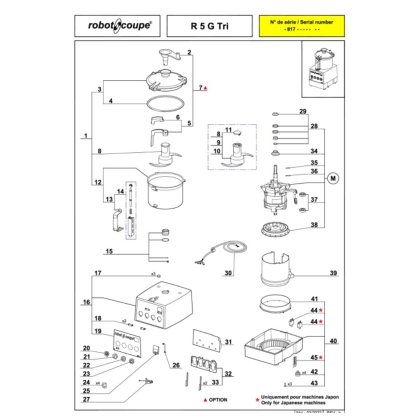 Couteau cranté spécial broyage, pâtisserie - R502/R5