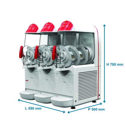 Machine à granités et frappés - 3x10L