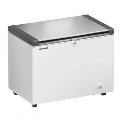 Congélateur coffre - 266 L - Porte inox