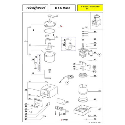 Couteau denté spécial herbes et épices - R502/R5