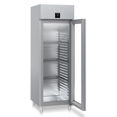 Armoire positive GN2/1, cuve inox emboutie, 2 portes - 1360L