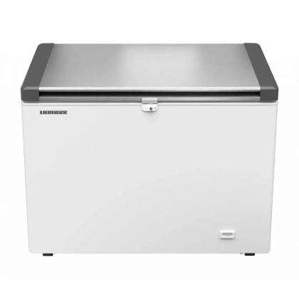 Congélateur coffre - 266 L - Porte inox