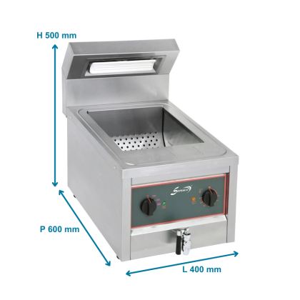 Chauffes frites électrique 5Kg avec vidange