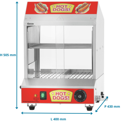 Cuiseur à Hot Dog Vapeur 