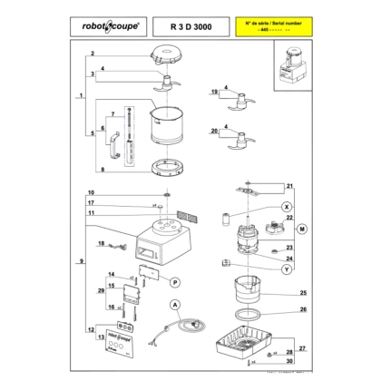 Ens Centreur Drain Blx4Ls