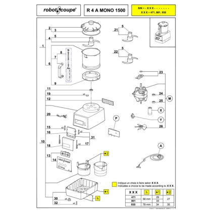 Ens Couvercle R401A