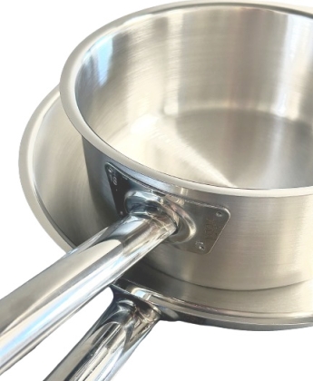 Casserole basse inox Ø 18 cm - 1,75 L