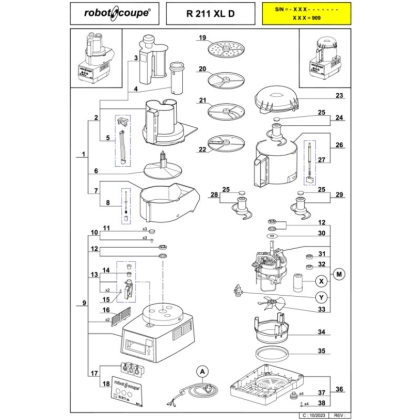 Poussoir Legumes Pour Cutter R101Xl