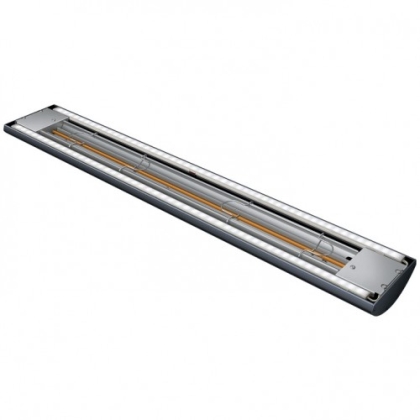 Rampe chauffante arrondie avec éclairage LED - L. 914 mm