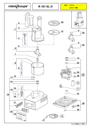 Poussoir Legumes Pour Cutter R101Xl