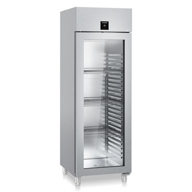 Armoire positive GN2/1, cuve inox emboutie, 2 portes - 1360L