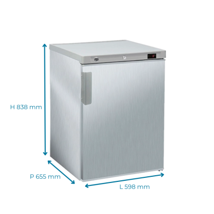 Mini Armoire Réfrigérée 200L Inox