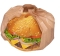 Pack 8 boites Emballage Burger Kraft - L